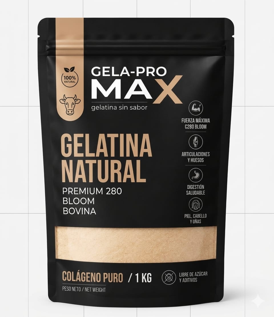 GELA-PRO MAX Gelatina Bovina Premium 1KG